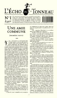 Le Club Diogène : L'Écho du Tonneau : Une Amie Commune Numéro de l'Écho du Tonneau 1 [2008]