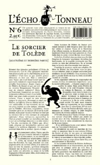 Le Club Diogène : L'Écho du Tonneau : Le Sorcier de Tolède Numéro de l'Écho du Tonneau 6 [2008]