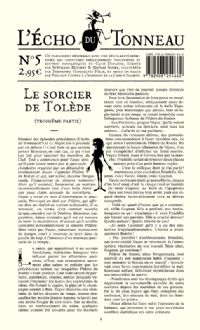 Le Club Diogène : L'Écho du Tonneau : Le Sorcier de Tolède Numéro de l'Écho du Tonneau 5 [2008]