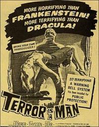 L'Ile du docteur Moreau : Terror Is a Man [1959]