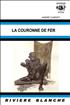 La couronne de fer Hardcover - Rivière Blanche