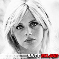 Britt Ekland  Actrice