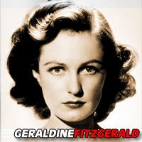 Geraldine Fitzgerald  Actrice