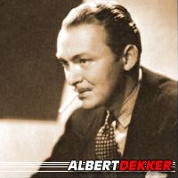 Albert Dekker  Acteur