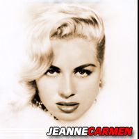 Jeanne Carmen  Actrice