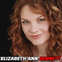Elizabeth Ann Bennett  Actrice