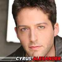 Cyrus Alexander  Acteur